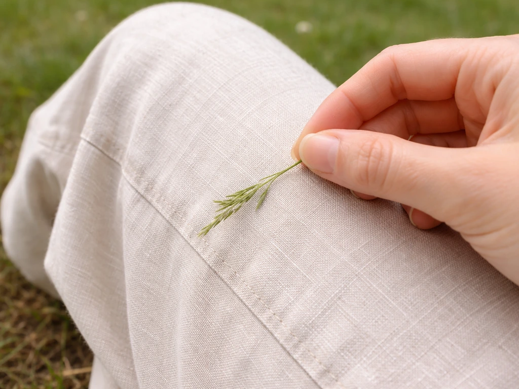Une brindille d’herbe : que faire et comment nettoyer