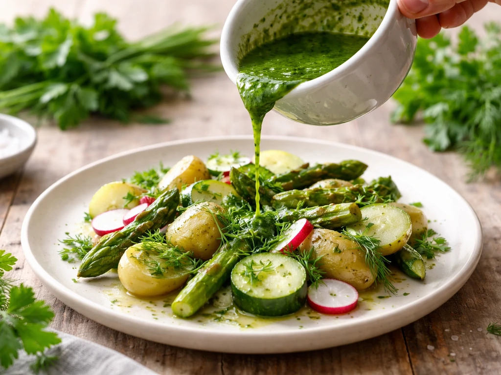 Sauce au herbe : recette simple, froide ou chaude, au potager