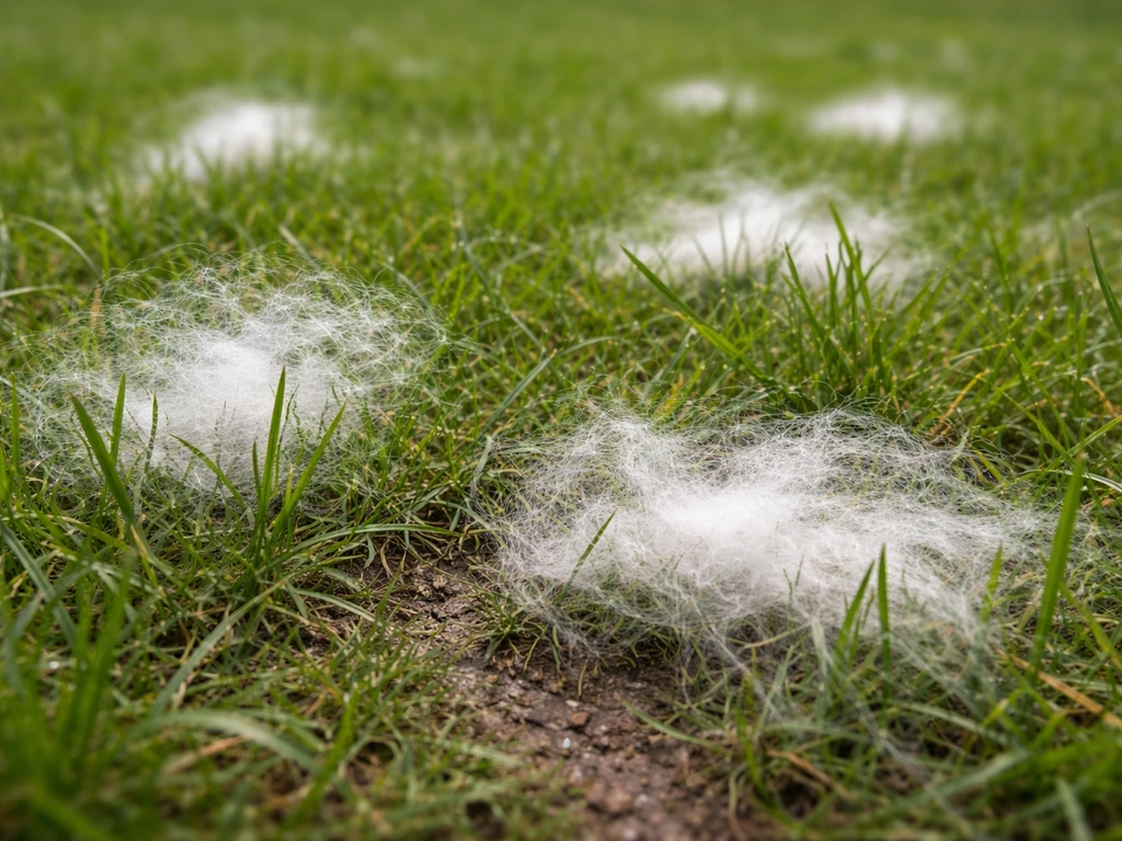 Coton en herbe sur la pelouse : diagnostic et solutions