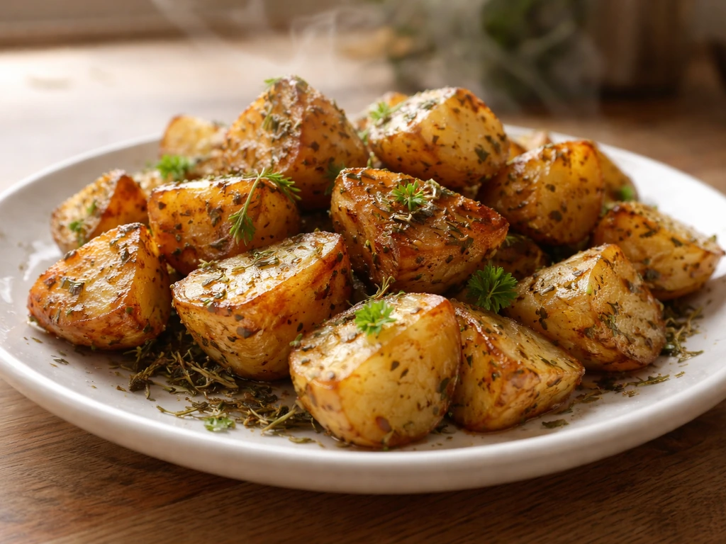 Pomme de terre au four herbes de Provence: recette et réglages