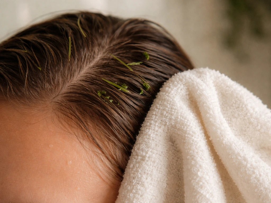 tete herbe cheveux