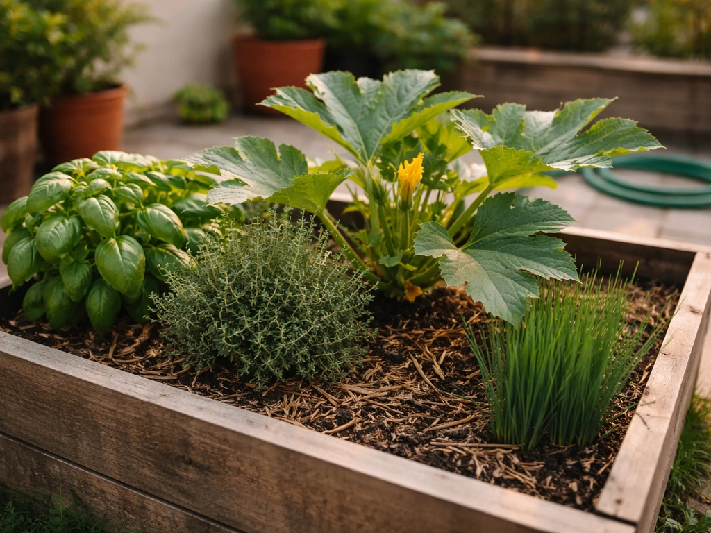 Quelle herbe avec courgette : meilleures associations en potager