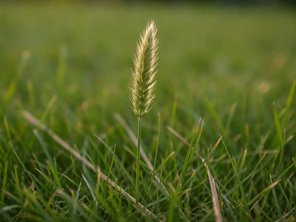 Épillet herbe dans le jardin : solutions immédiates et prévention