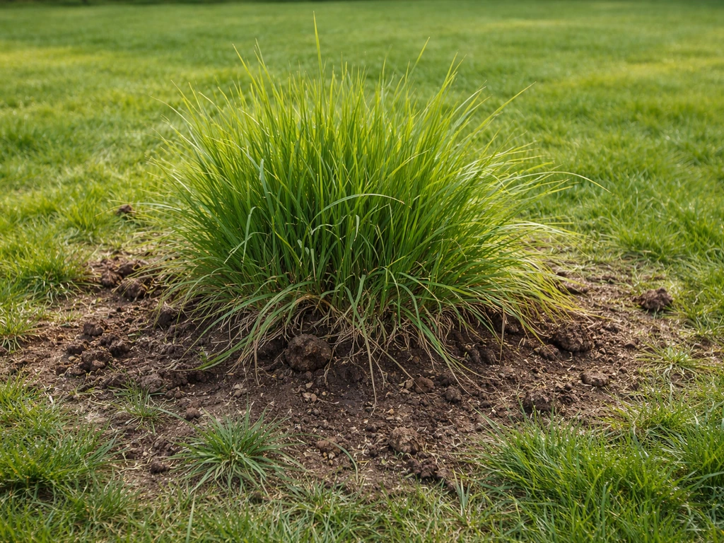 La grande touffe d’herbe dure : quoi faire pour la faire partir